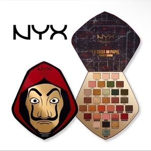 RARE NYX x Money Heist (La Casa de Papel) 32 Pan Mask Eyeshadow Palette